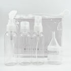 Botella reutilizable fijada para las muchachas, equipo del artículo de tocador de viaje líquido de la botella del champú