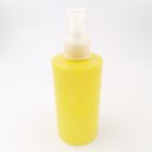 Botella cosmética vacía amarilla 300ml del animal doméstico para la despedregadora facial