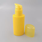 Empaquetado recargable cosmético del OEM 30ml de la bomba de la botella amarilla del dispensador