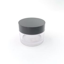 Tarro cosmético de la crema de la capacidad vacía clara 30g del color