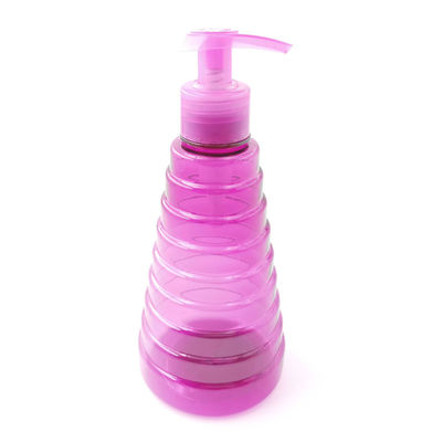 botella plástica del dispensador de la bomba del champú 350ml de la forma de cono vacía