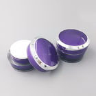 El sistema de empaquetado cosmético de acrílico de la botella de la púrpura de lujo de acrílico modificó para requisitos particulares