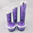 El sistema de empaquetado cosmético de acrílico de la botella de la púrpura de lujo de acrílico modificó para requisitos particulares